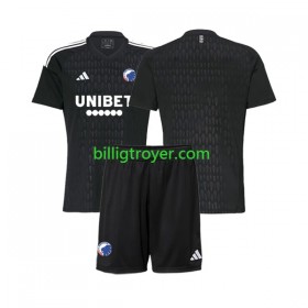Billige Fotballdrakter FC Copenhagen Keeper Barn Bortedraktsett 2023/24 Kortermet
